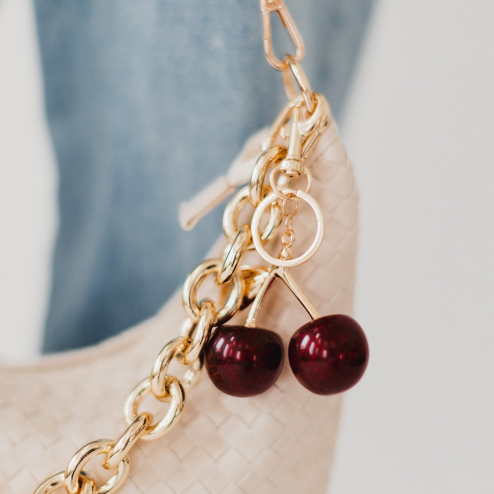 Cherry Bag Charm
