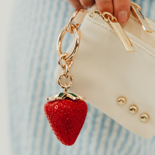 The Big Juicy Strawberry Bag Charm